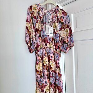 Rails Fiorella Dress Painted Floral - Medium